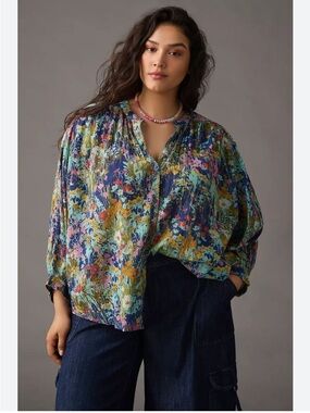 Pilcro Sidney batwing blouse shirt